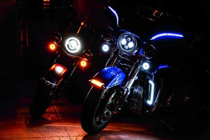 Kuryakyn Tracer Lower Fairing Grill Chrome - Bull Strap