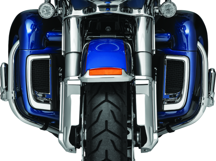 Kuryakyn Tracer Lower Fairing Grill Chrome - Bull Strap