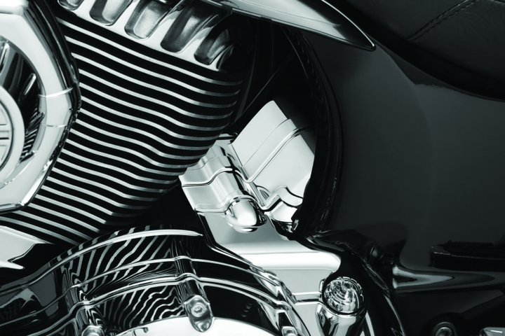 Kuryakyn Transmission Cover Indian Chrome - Bull Strap
