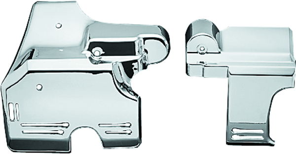 Kuryakyn Transmission Side Cover Set 97-04 Honda Valkyrie Chrome - Bull Strap