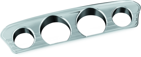 Kuryakyn Tri-Line Gauge Trim 14-Up Touring Models Chrome - Bull Strap