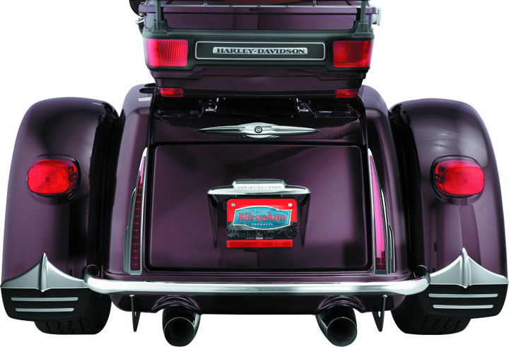 Kuryakyn Trunk Latch/Keyhole Accent For Trikes Chrome - Bull Strap