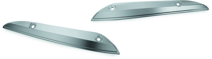 Kuryakyn Windshield Side Trims Chrome - Bull Strap