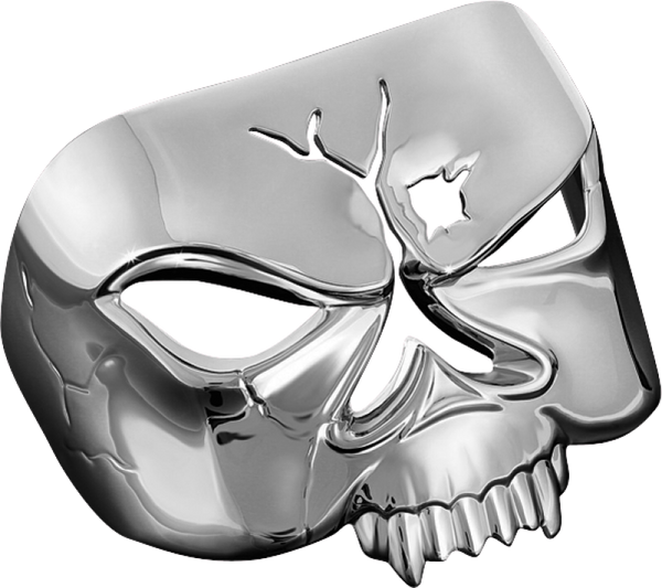 Kuryakyn Zombie Taillight Cover Chrome - Bull Strap