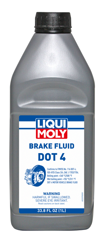 LIQUI MOLY 1L Brake Fluid DOT 4 - Bull Strap