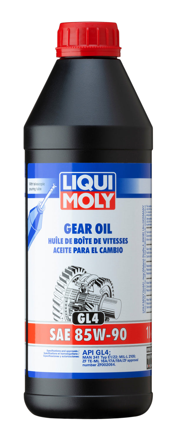 LIQUI MOLY 1L Gear Oil (GL4) SAE 85W90 - Bull Strap