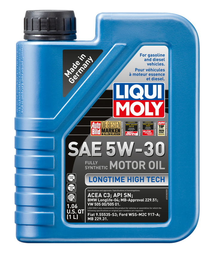 LIQUI MOLY 1L Longtime High Tech Motor Oil SAE 5W30 - Bull Strap