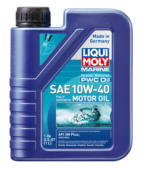 LIQUI MOLY 1L Marine PWC Motor Oil SAE 10W40 - Bull Strap