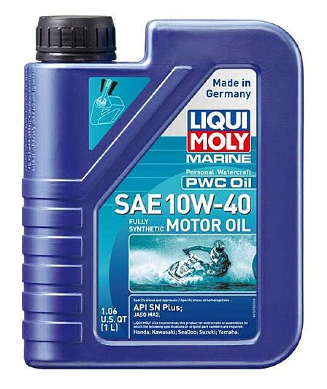 LIQUI MOLY 1L Marine PWC Motor Oil SAE 10W40 - Bull Strap