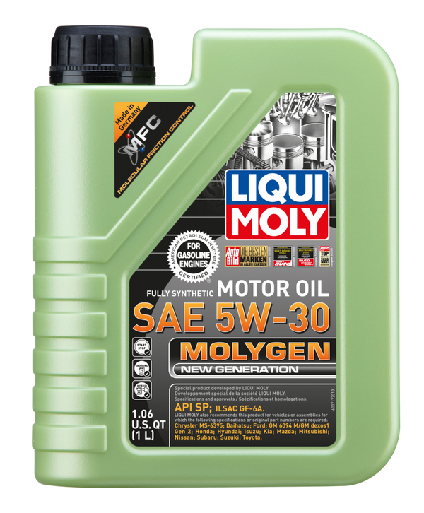 LIQUI MOLY 1L Molygen New Generation Motor Oil SAE 5W30 - Bull Strap