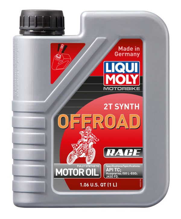 LIQUI MOLY 1L Motorbike 2T Synth Offroad Race - Bull Strap
