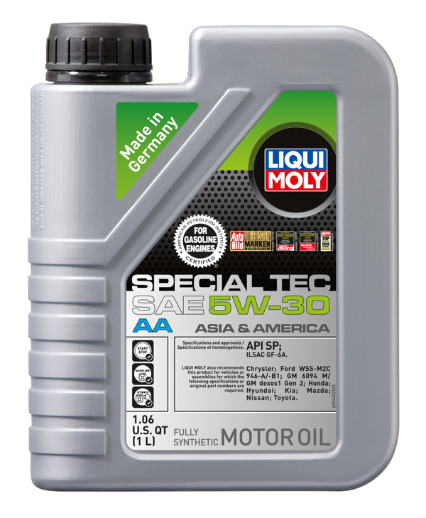 LIQUI MOLY 1L Special Tec AA Motor Oil SAE 5W30 - Bull Strap