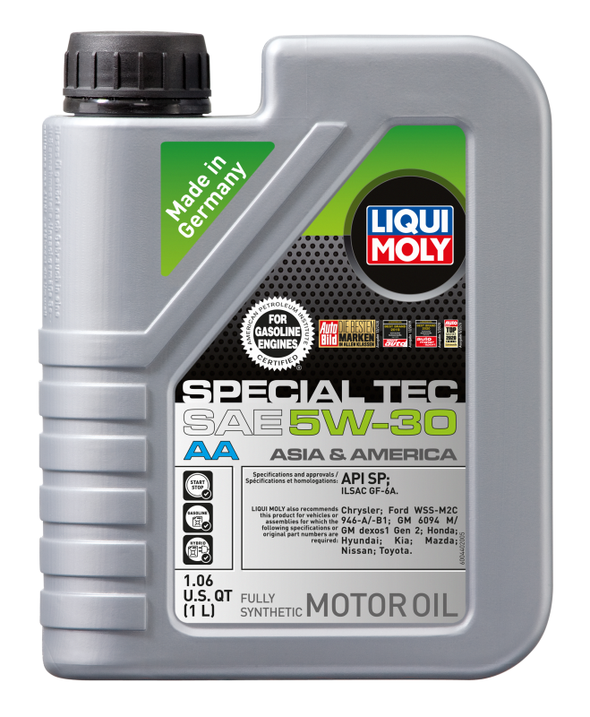 LIQUI MOLY 1L Special Tec AA Motor Oil SAE 5W30 - Bull Strap