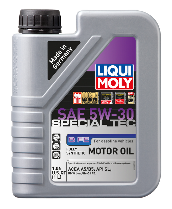 LIQUI MOLY 1L Special Tec B FE Motor Oil SAE 5W30 - Bull Strap