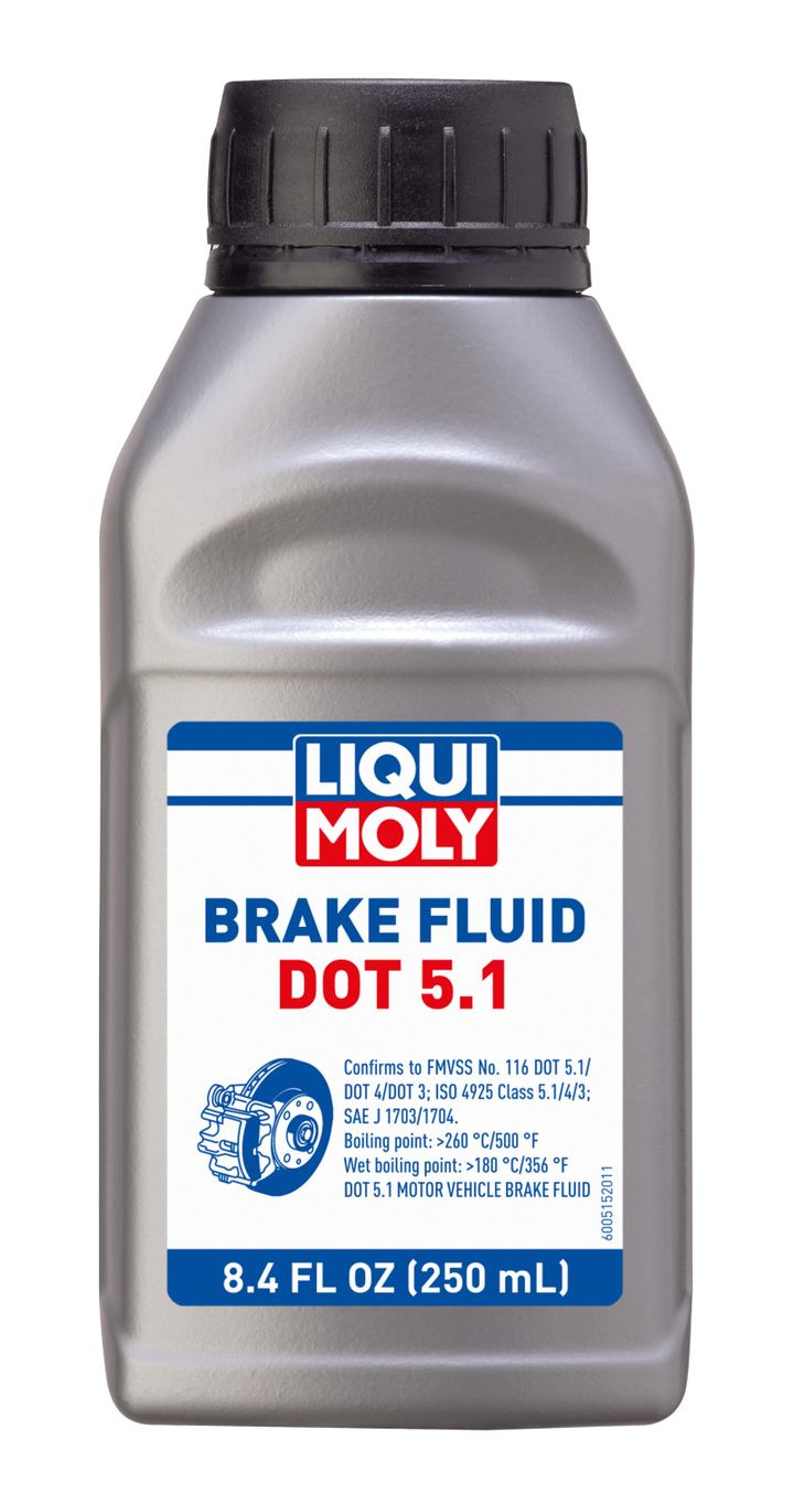 LIQUI MOLY 250mL Brake Fluid DOT 5.1 - Bull Strap