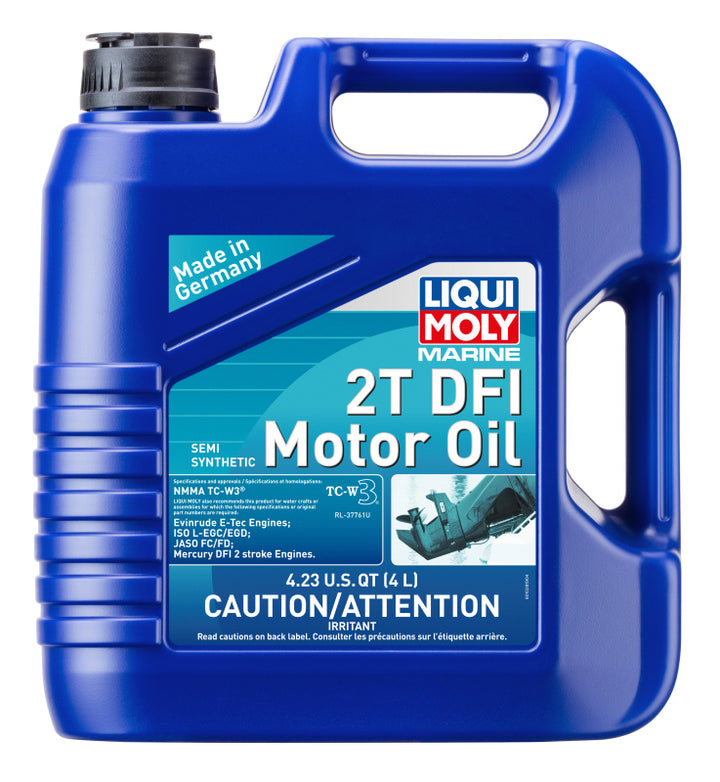 LIQUI MOLY 4L Marine 2T DFI Motor Oil - Bull Strap