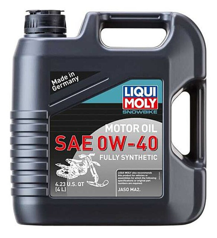 LIQUI MOLY 4L Snowbike Motor Oil SAE 0W40 - Bull Strap