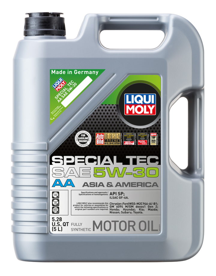 LIQUI MOLY 5L Special Tec AA Motor Oil SAE 5W30 - Bull Strap