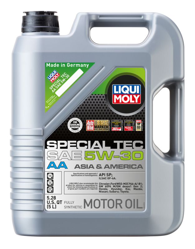 LIQUI MOLY 5L Special Tec AA Motor Oil SAE 5W30 - Bull Strap
