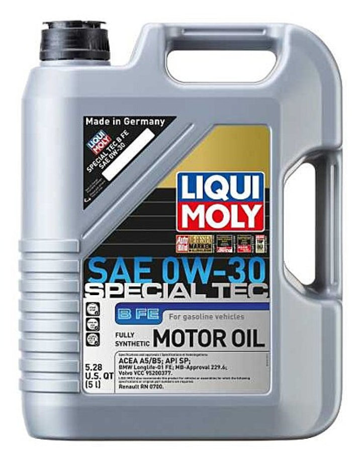 LIQUI MOLY 5L Special Tec B FE Motor Oil SAE 0W30 - Bull Strap