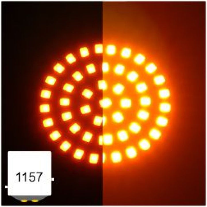 Letric Lighting Bullet Styl Insrt 1157 H/L Amb - Bull Strap