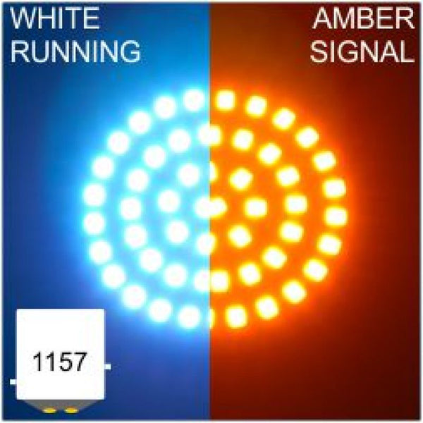 Letric Lighting Bullet Styl Insrt 1157 H/L Amb - Bull Strap