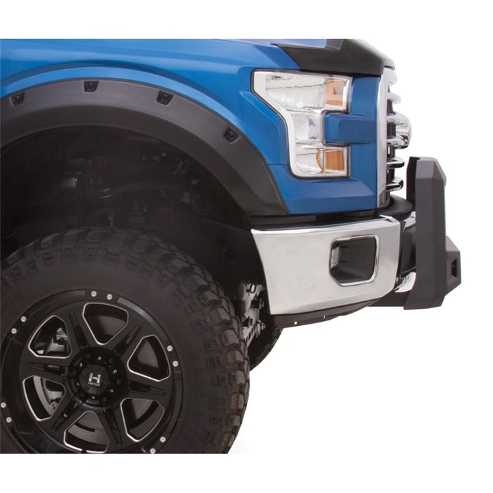 Lund 04-18 Ford F-150 (Excl. Heritage) Revolution Bull Bar - Black - Bull Strap