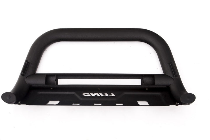 Lund 07-17 Chevy Silverado 1500 Bull Bar w/Light & Wiring - Black - Bull Strap