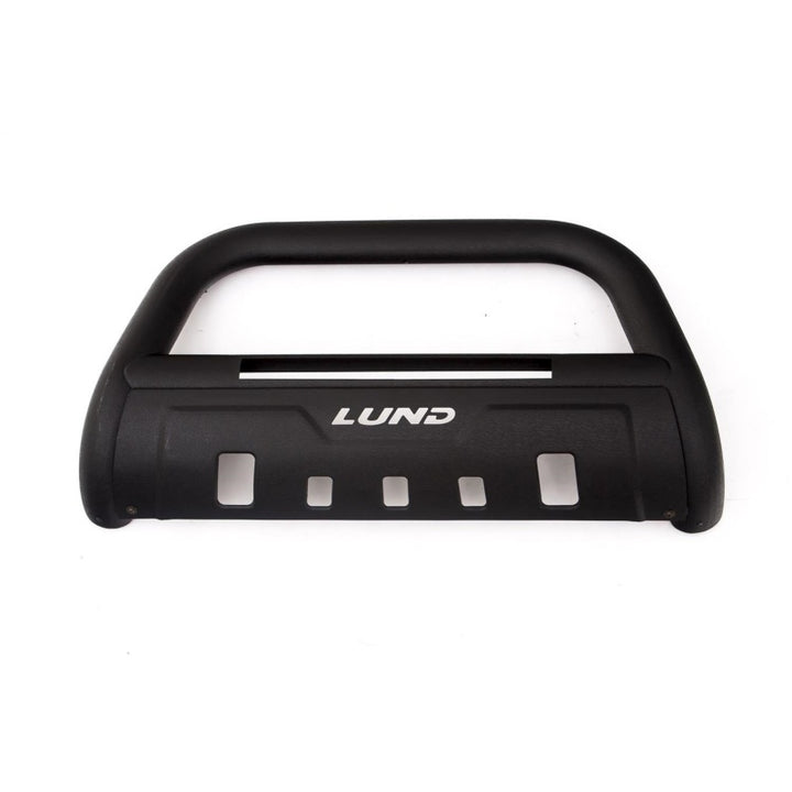 Lund 07-17 Chevy Silverado 1500 Bull Bar w/Light & Wiring - Black - Bull Strap