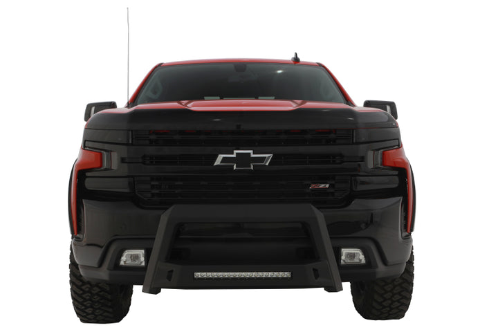 Lund 19-22 Chevrolet/GMC Silverado/Sierra 1500 Revolution Bull Bar - Black - Bull Strap