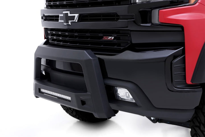 Lund 19-22 Chevrolet/GMC Silverado/Sierra 1500 Revolution Bull Bar - Black - Bull Strap