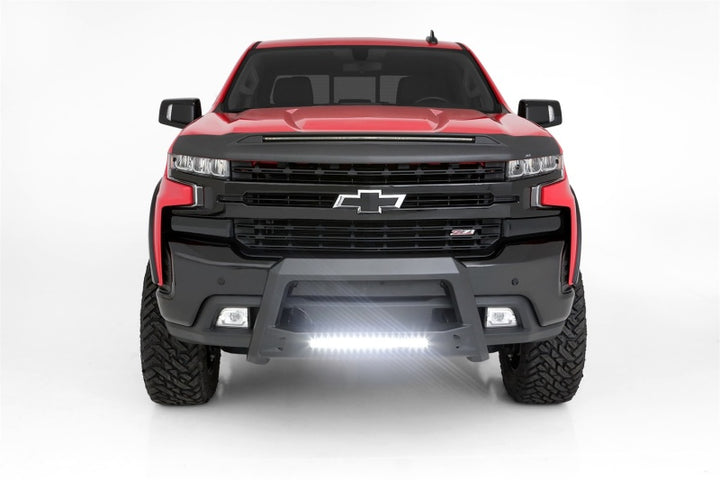 Lund 19-22 Chevrolet/GMC Silverado/Sierra 1500 Revolution Bull Bar - Black - Bull Strap
