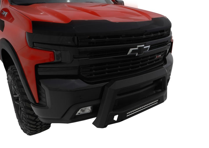 Lund 19-22 Chevrolet/GMC Silverado/Sierra 1500 Revolution Bull Bar - Black - Bull Strap