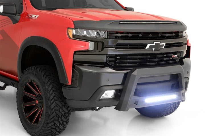 Lund 19-22 Chevrolet/GMC Silverado/Sierra 1500 Revolution Bull Bar - Black - Bull Strap