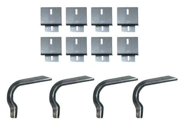 Lund 97-09 Ford Expedition EZ Running Board Mounting Bracket Kit - Brite - Bull Strap