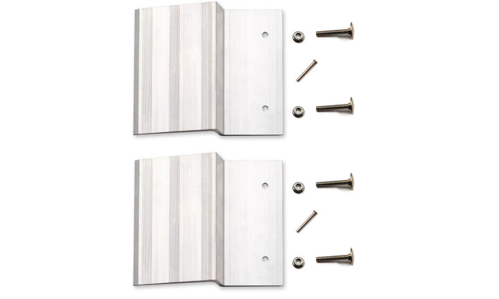 Lund Universal Ramp Kit For 2X8in To 2X10in Planks 9X7.5X2.25in - Silver - Bull Strap