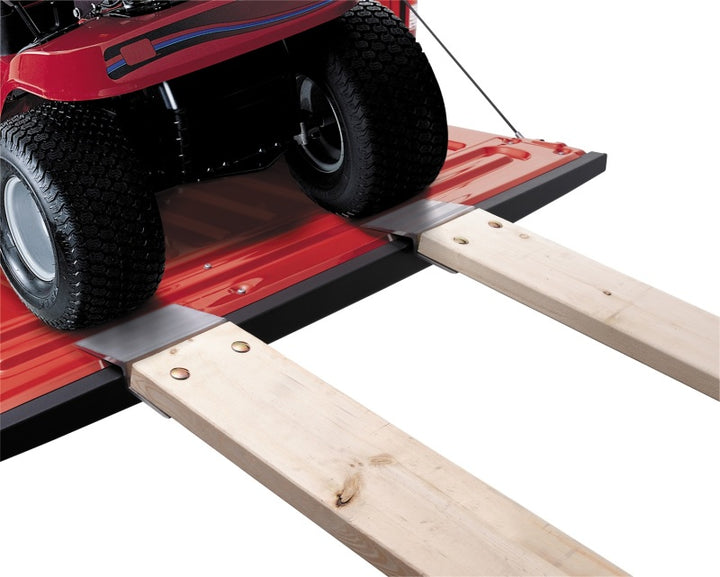 Lund Universal Ramp Kit For 2X8in To 2X10in Planks 9X7.5X2.25in - Silver - Bull Strap