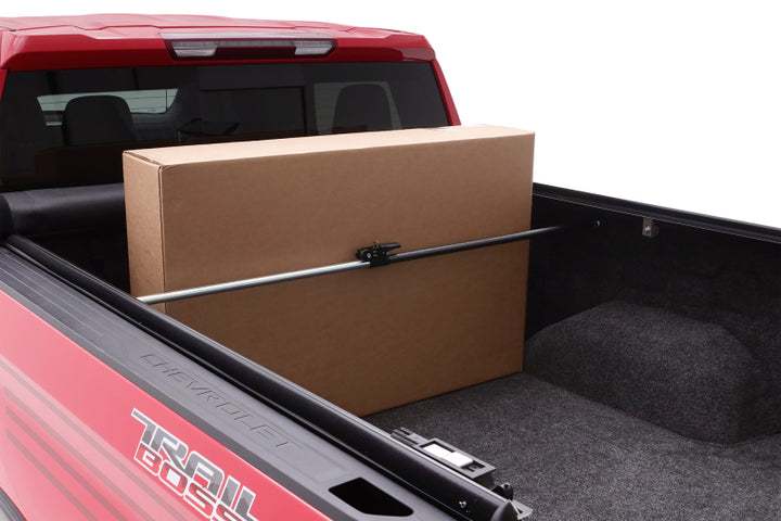 Lund Universal Ratcheting Cargo Bar - Black - Bull Strap