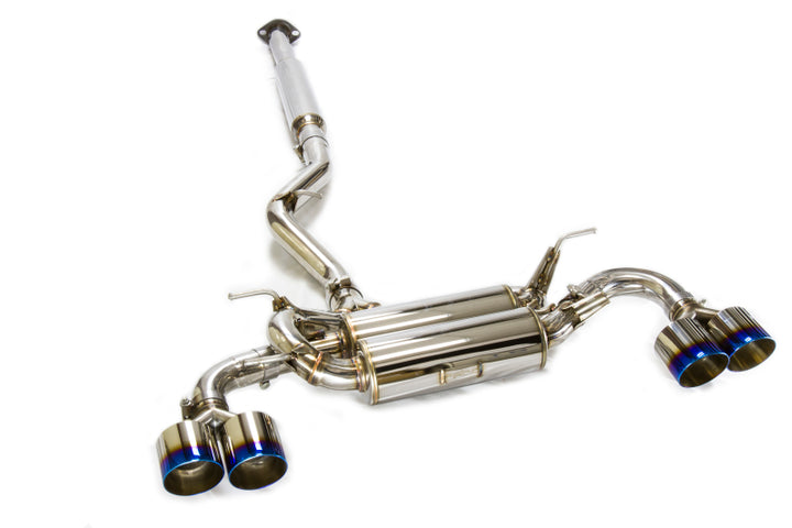 MXP 2017+ Toyota 86 TRD / 2013+ Subaru BRZ 69.3mm T304 Quad SP Exhaust System - Bull Strap
