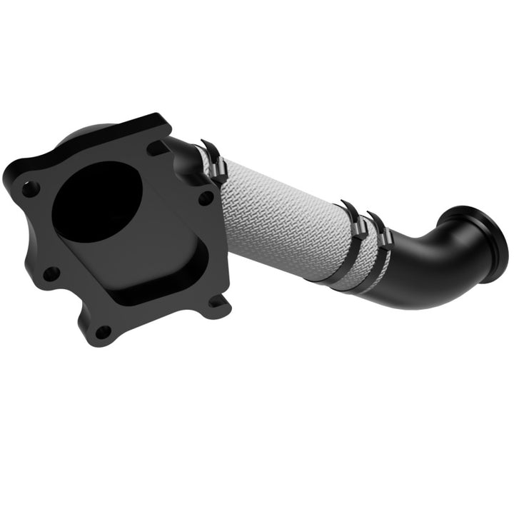 MagnaFlow 01-05 Chevy/GMC Duramax Diesel V8 6.6L 4 inch System Exhaust Pipe - Bull Strap