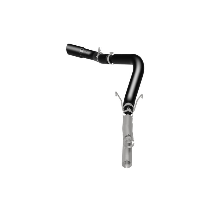 MagnaFlow 07-10 Dodge 2500/3500 409 SS DPF Back 5in Single Exit Exhaust- Black - Bull Strap