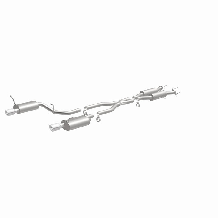 MagnaFlow 11-12 Dodge Durango V8 5.7L Dual Split Rear Exit Stainless Cat Back Performance Exhaust - Bull Strap