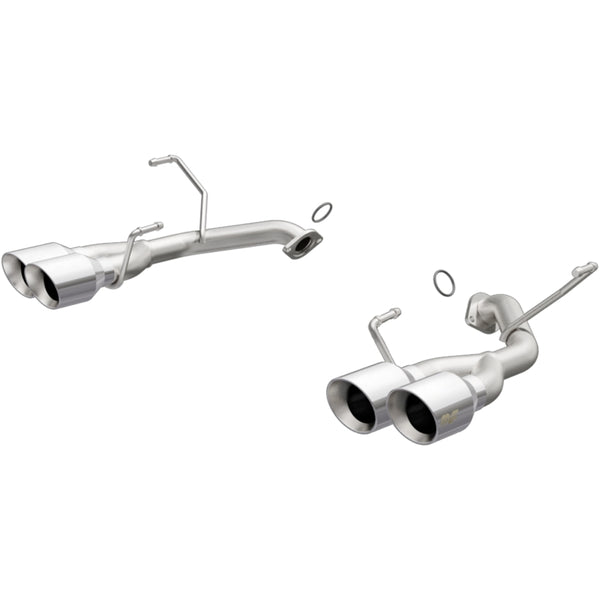 MagnaFlow 11-14 Subaru Impreza / 15-19 Subaru WRX/STI Competition Axle Back w/ Quad Polished Tips - Bull Strap