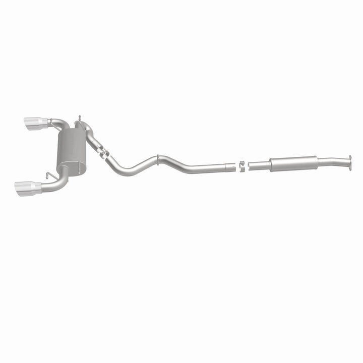 MagnaFlow 13 Scion FR-S / 13 Subaru BRZ Dual Split Rear Exit Stainless Cat Back Performance Exhaust - Bull Strap