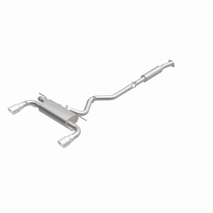 MagnaFlow 13 Scion FR-S / 13 Subaru BRZ Dual Split Rear Exit Stainless Cat Back Performance Exhaust - Bull Strap
