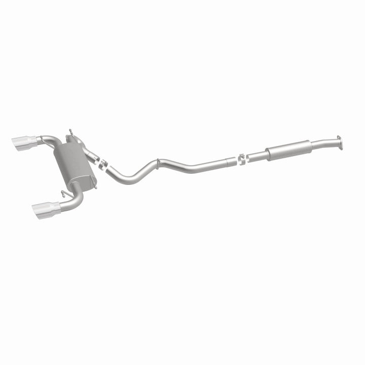 MagnaFlow 13 Scion FR-S / 13 Subaru BRZ Dual Split Rear Exit Stainless Cat Back Performance Exhaust - Bull Strap