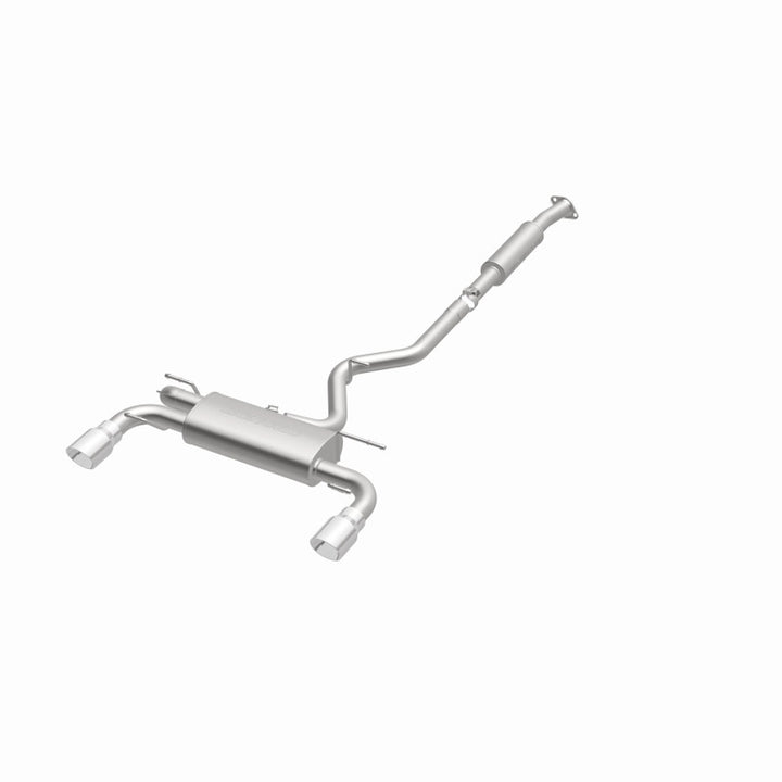 MagnaFlow 13 Scion FR-S / 13 Subaru BRZ Dual Split Rear Exit Stainless Cat Back Performance Exhaust - Bull Strap