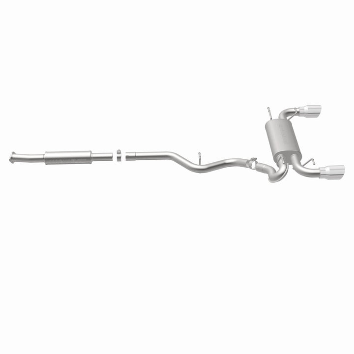 MagnaFlow 13 Scion FR-S / 13 Subaru BRZ Dual Split Rear Exit Stainless Cat Back Performance Exhaust - Bull Strap