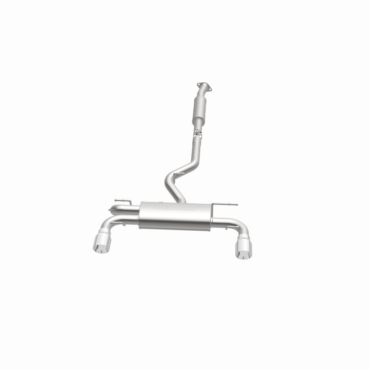 MagnaFlow 13 Scion FR-S / 13 Subaru BRZ Dual Split Rear Exit Stainless Cat Back Performance Exhaust - Bull Strap