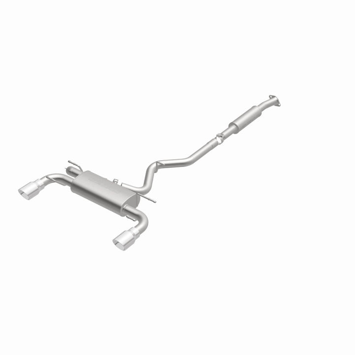 MagnaFlow 13 Scion FR-S / 13 Subaru BRZ Dual Split Rear Exit Stainless Cat Back Performance Exhaust - Bull Strap